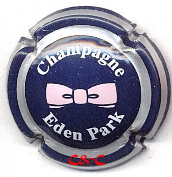 contour vert Capsule de champagne BEAUDOUIN René grandes lettres